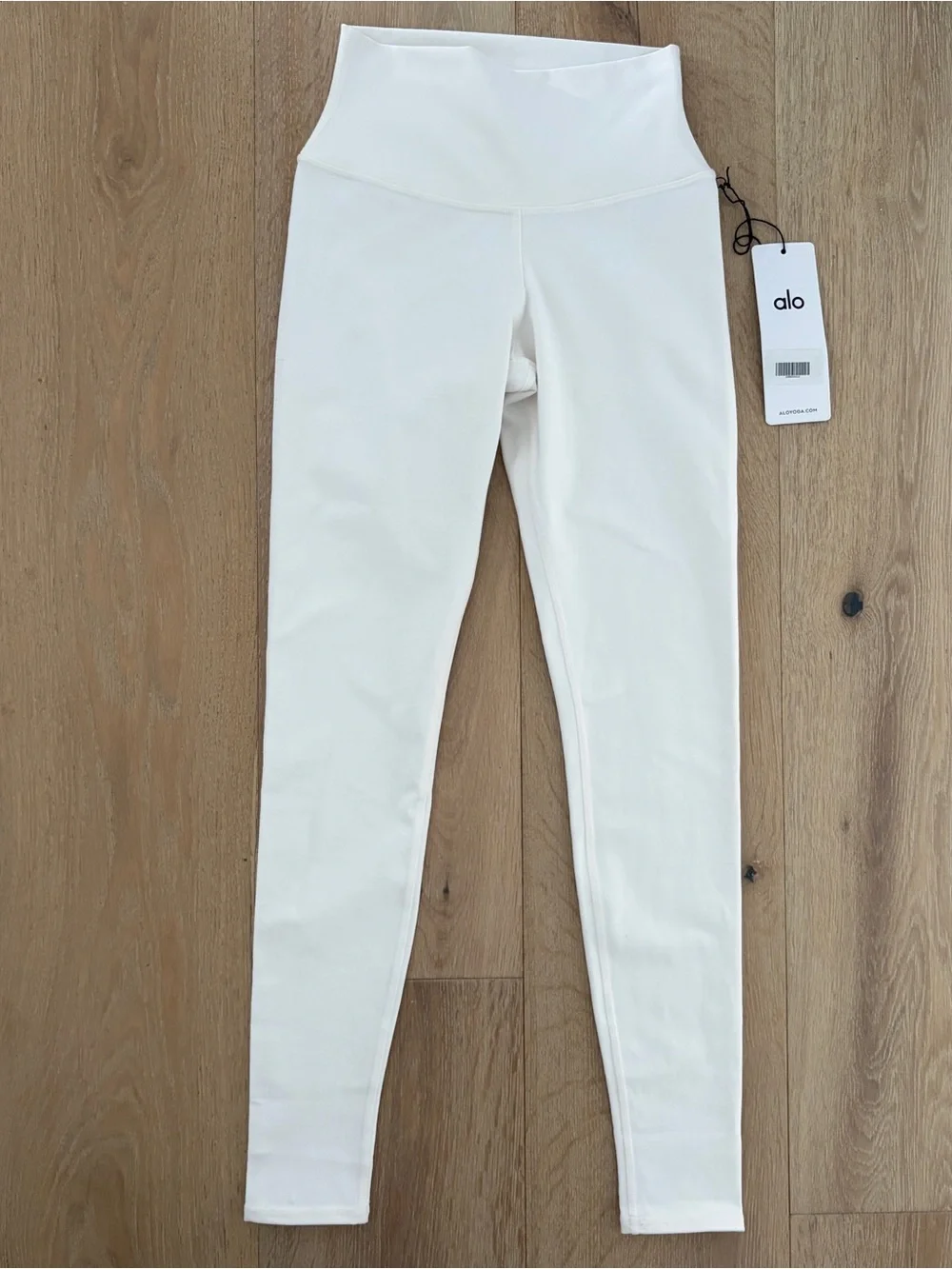 Alo Yoga High-Waist Airbrush Leggings Ivory Size XS NWT High Rise*C8
